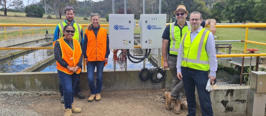 Eco Detection installed at TasWater Sewage Plant